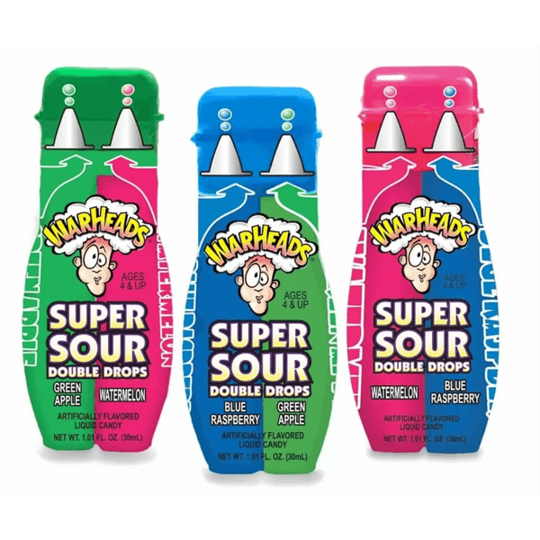  WARHEADS SUPER SOUR DOUBLE DROPS 